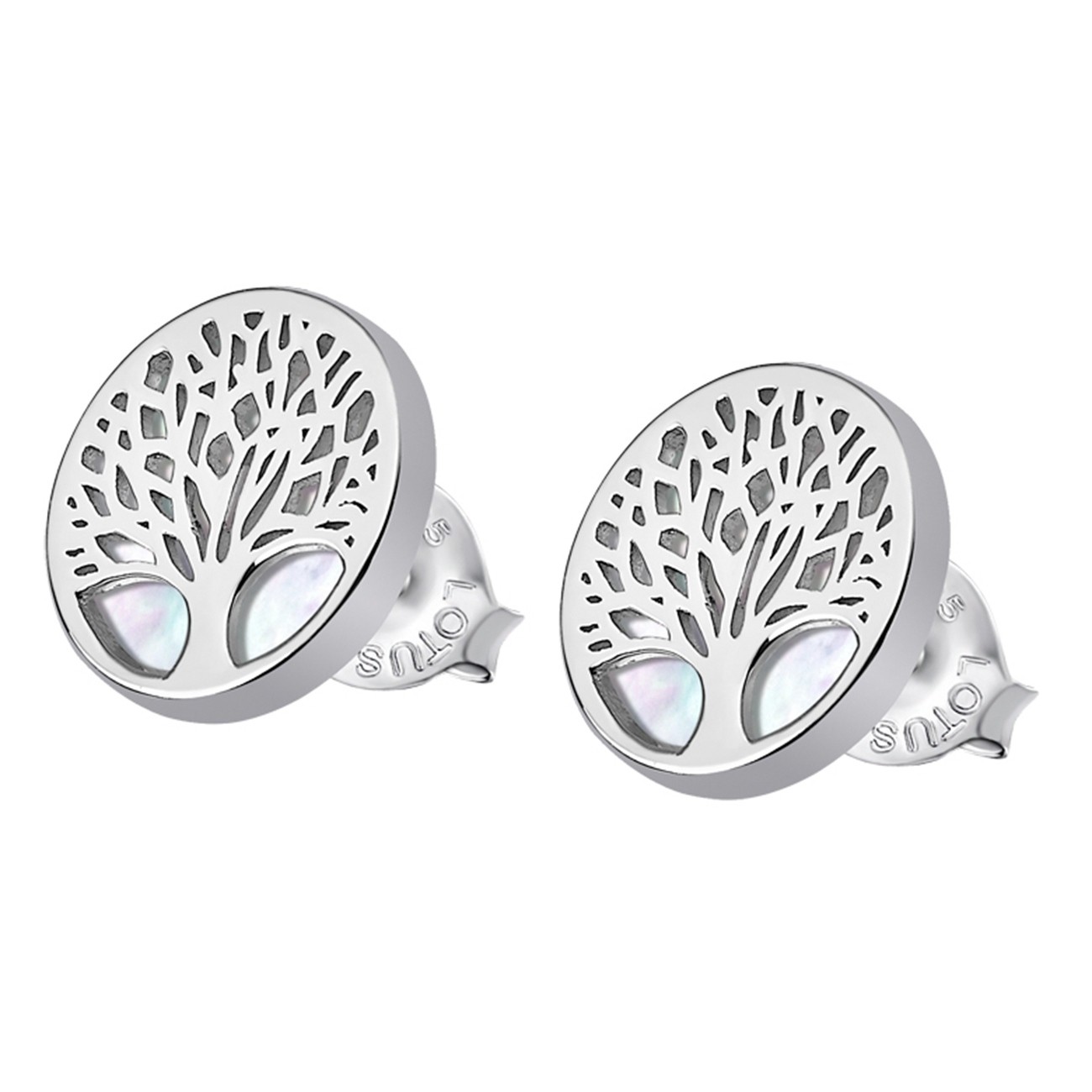 LOTUS Silver - Damen Ohrring Lebensbaum Ohrstecker aus 925 Silber JLP1678-4-1