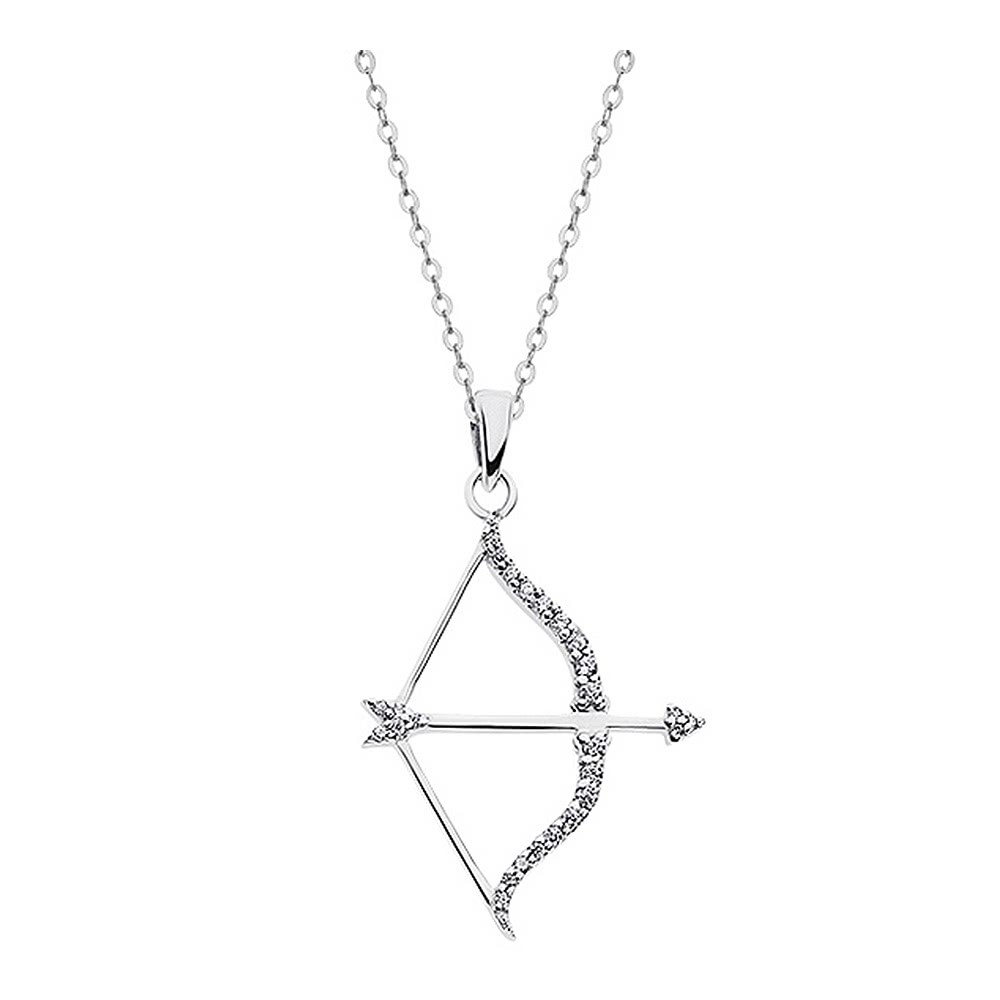 LOTUS Silver Halskette Pfeil Bogen 925 Silber LP1682-1/1 Zirkonia JLP1682-1-1