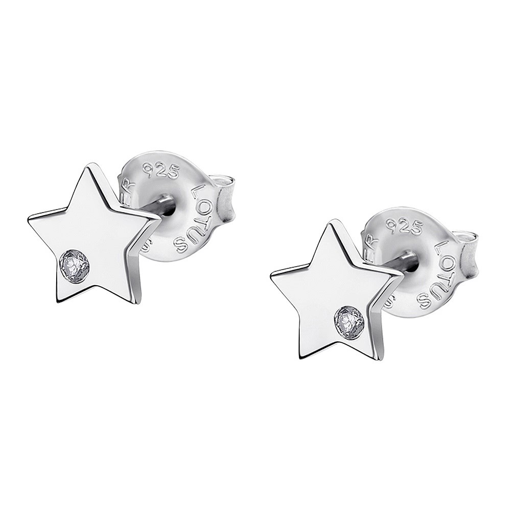 LOTUS Silver Ohrstecker Stern 925 Silber LP1717-4/1 Zirkonia Mystic JLP1717-4-1
