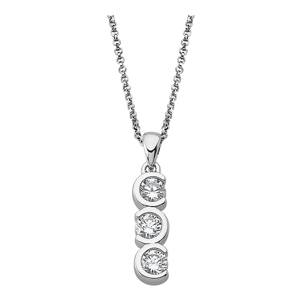 LOTUS Silver Halskette 925 Silber LP1785-1/1 Zirkonia Pure Essential JLP1785-1-1