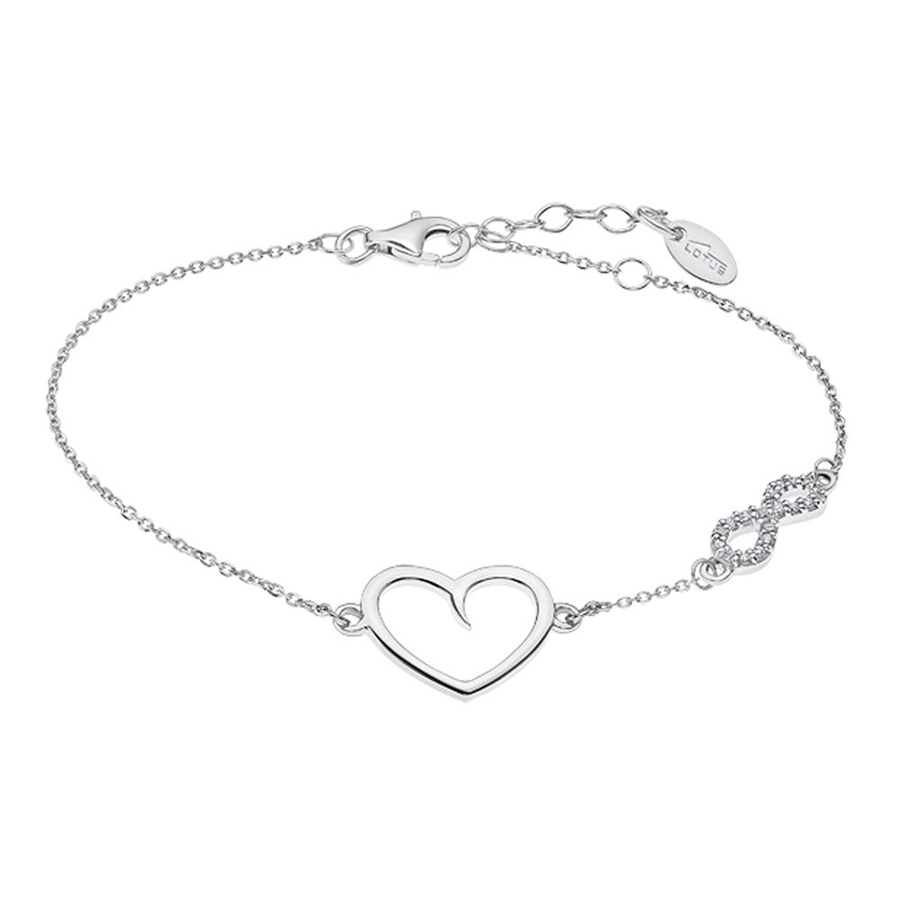 LOTUS Silver Armband Unendlich Herz 925 Silber LP1819-2/1 Zirkonia JLP1819-2-1