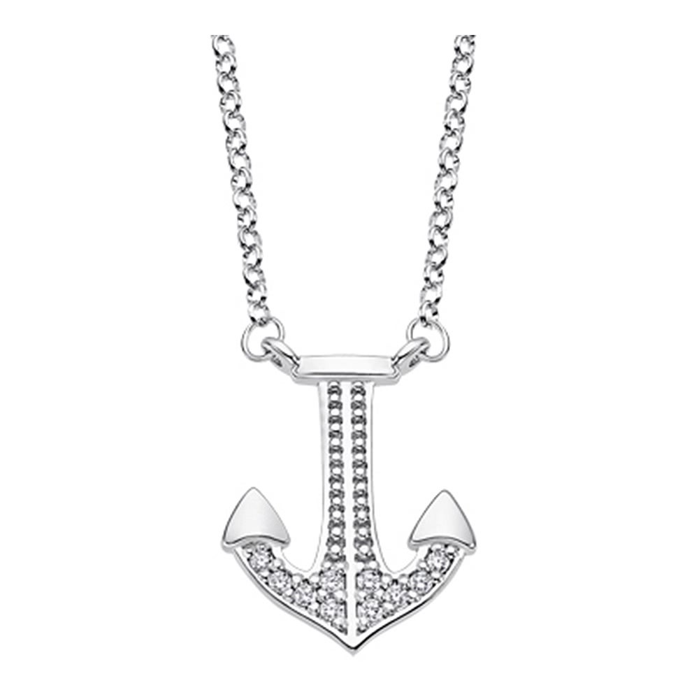 LOTUS Silver Halskette Anker 925 Silber LP1855-1/1 Zirkonia Trendy JLP1855-1-1