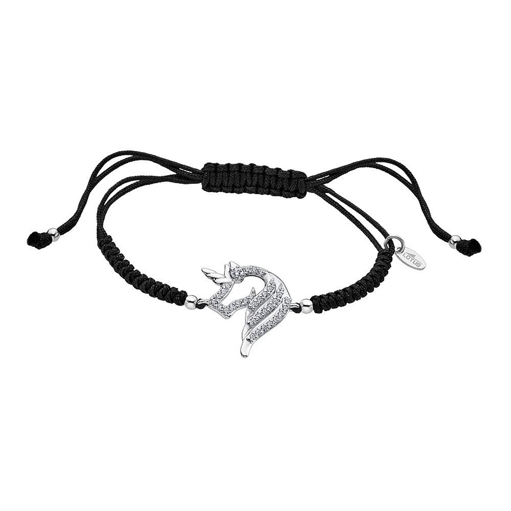 LOTUS Silver Armband Einhorn 925 Silber LP1964-2/1 schwarz Zirkonia JLP1964-2-1