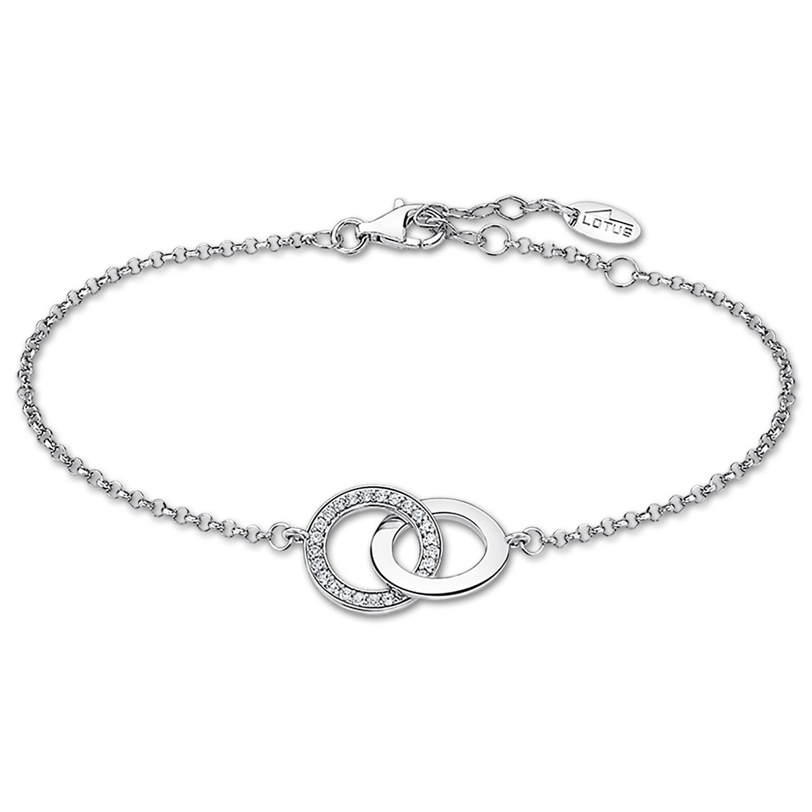 LOTUS Silver Armband Kreis 925 Silber Zirkonia Lotus Silver IT Girl JLP1990-2-1