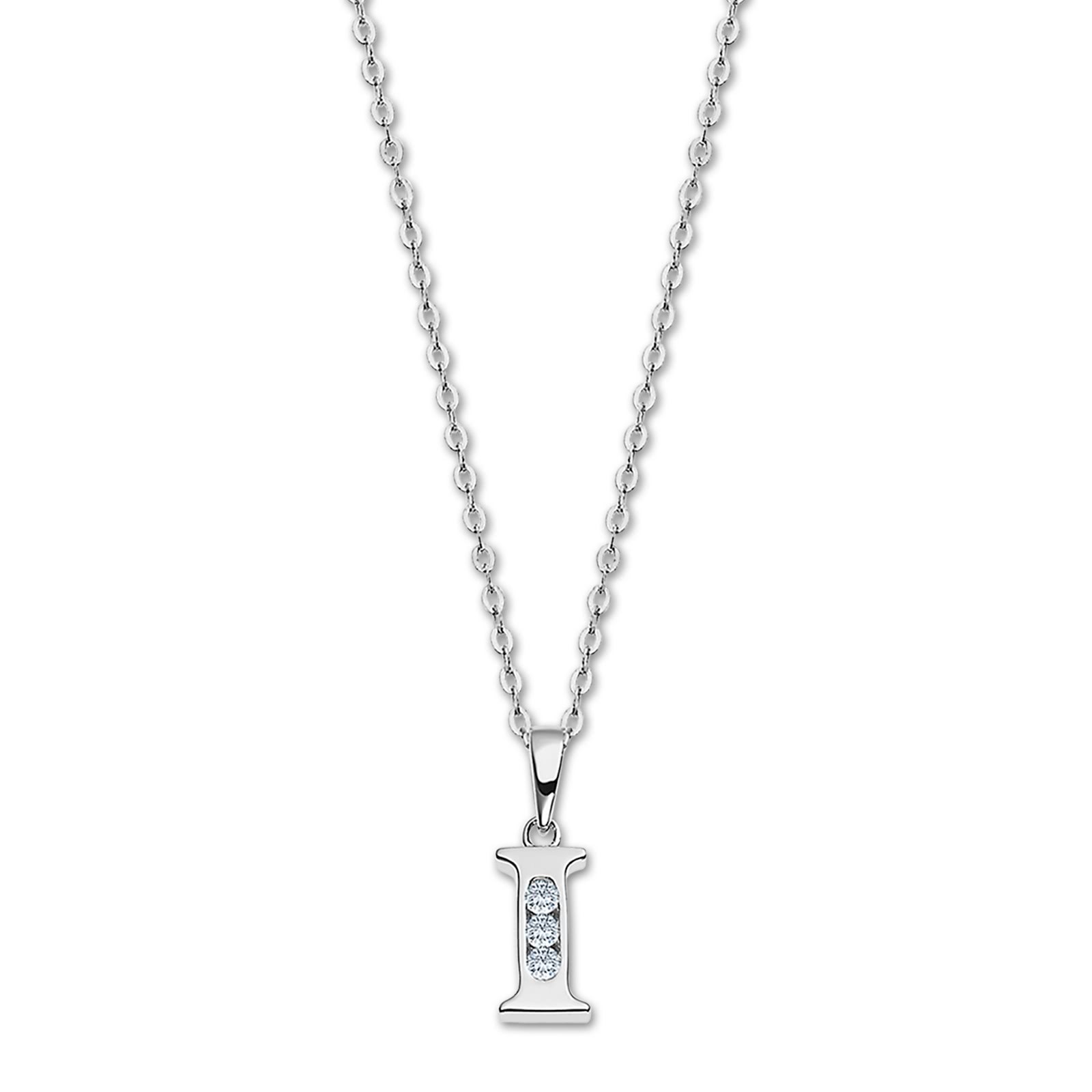 LOTUS Silver Halskette Buchstabe I 925 Silber Lotus Silver Trendy JLP3054-1-I