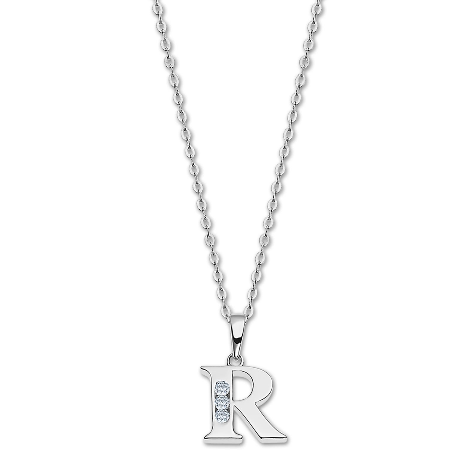 LOTUS Silver Halskette Buchstabe R 925 Silber Lotus Silver Trendy JLP3054-1-R