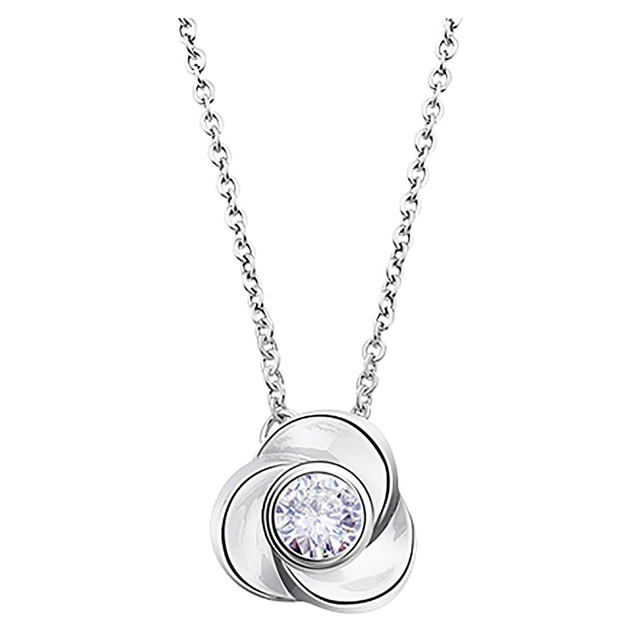 LOTUS Silver Halskette Blume 925 Silber Lotus Silver Pure Essential JLP3059-1-1