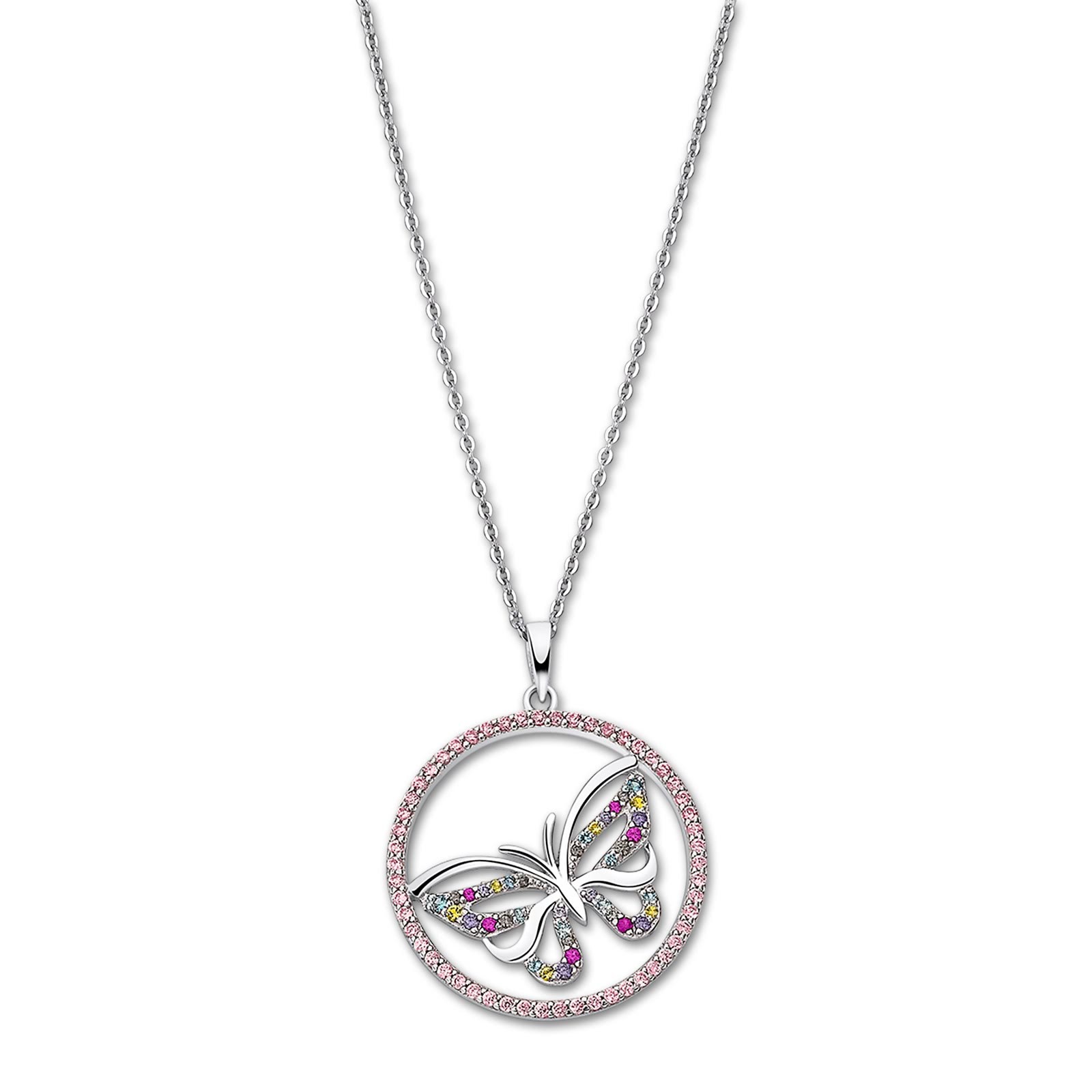 LOTUS Silver Halskette Schmetterling 925 Silber CZ Pure Essential JLP3075-1-2