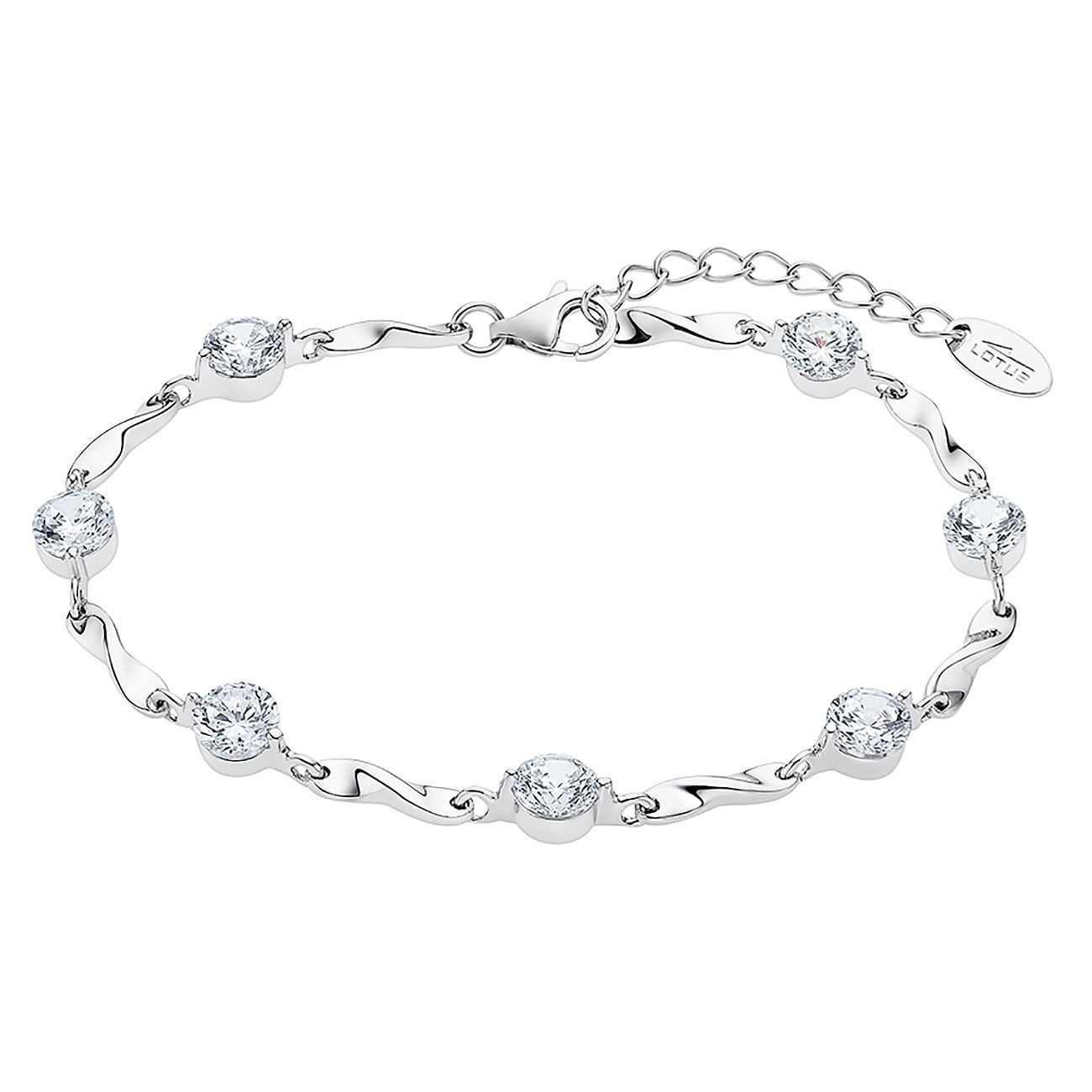 LOTUS Silver Armband Wirbel Zirkoniastein 925 Silber Lotus Trendy JLP3091-2-1