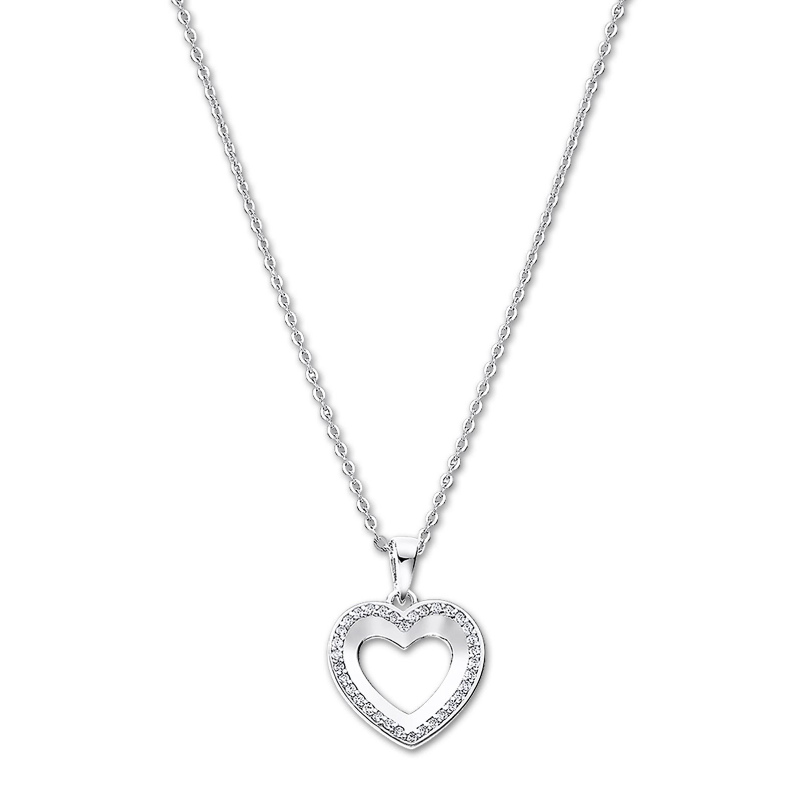 LOTUS Silver Halskette Zirkoniastein 925 Silber Lotus Moments JLP3137-1-1