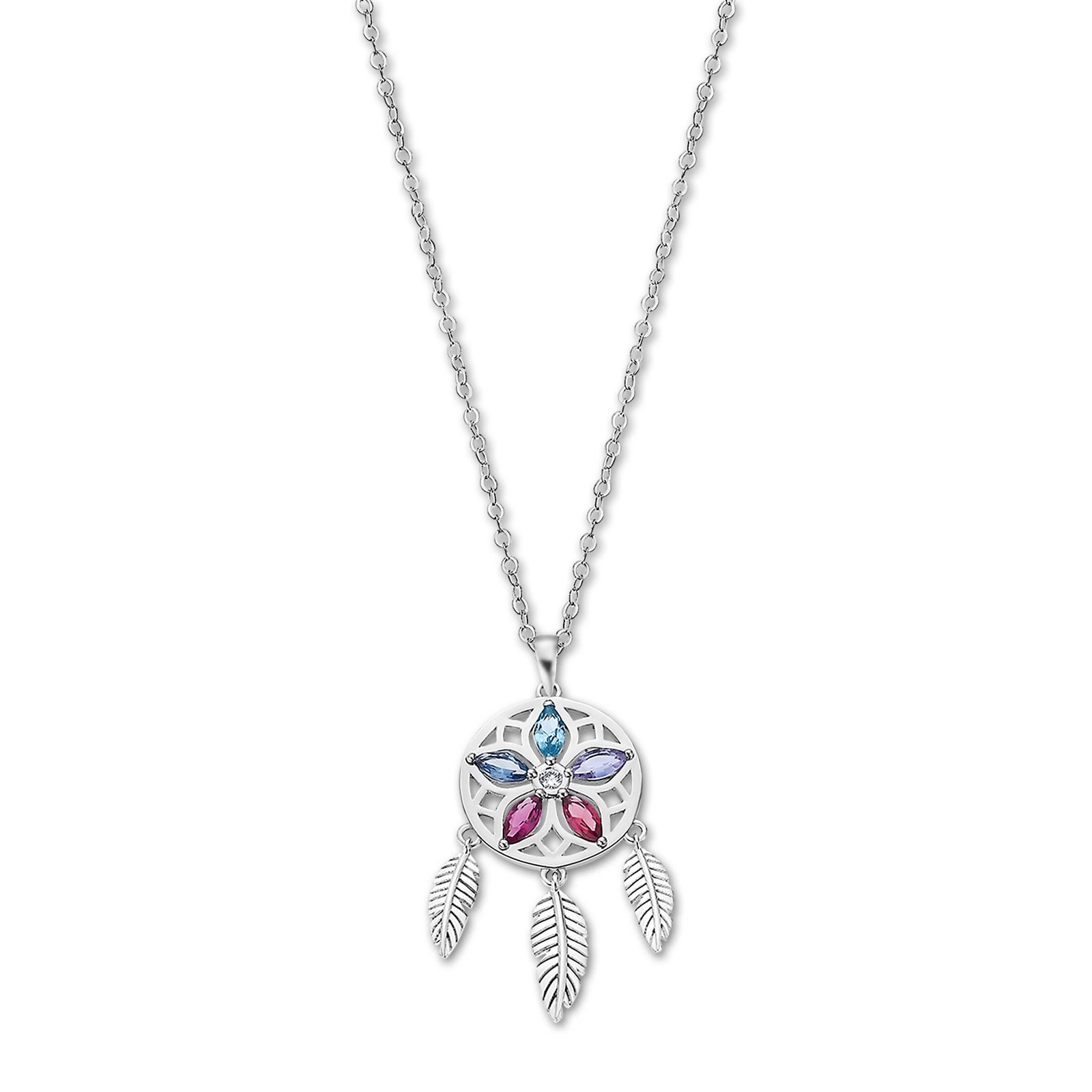 LOTUS Silver Halskette Traumfänger Zirconia 925 Silber Charming Lady JLP3144-1-1