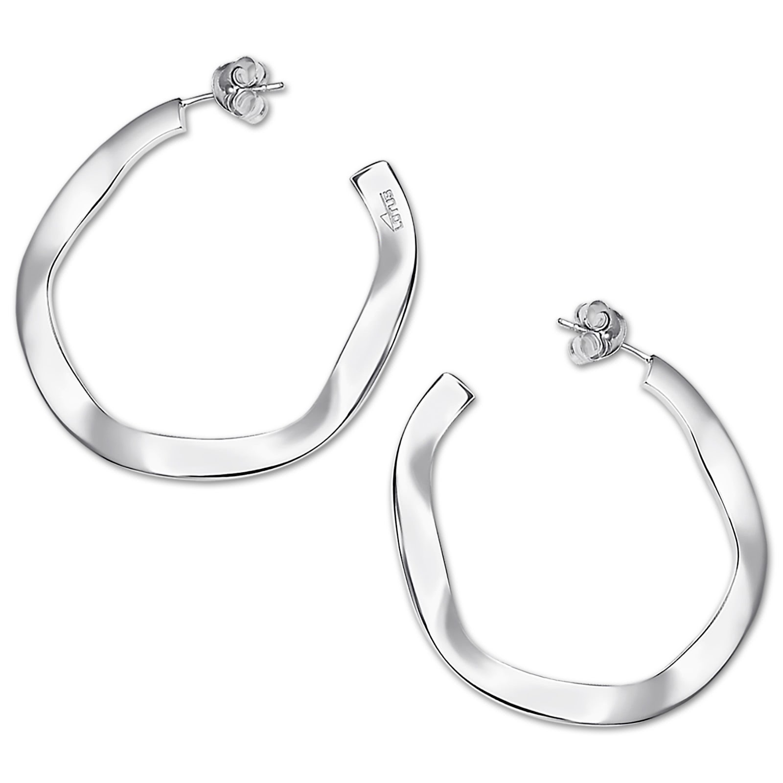 LOTUS Silver Creolen Kreis 925 Silber Lotus Silver Trendy JLP3187-4-2