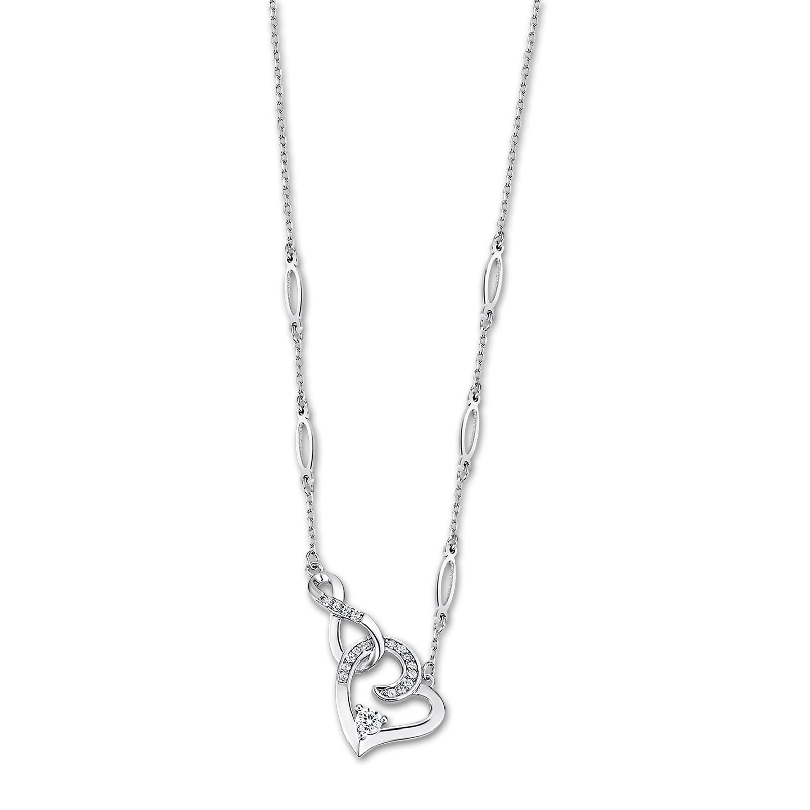 LOTUS Silver Halskette Zirkoniastein 925 Silber Lotus Silver Moments JLP3518-1-1