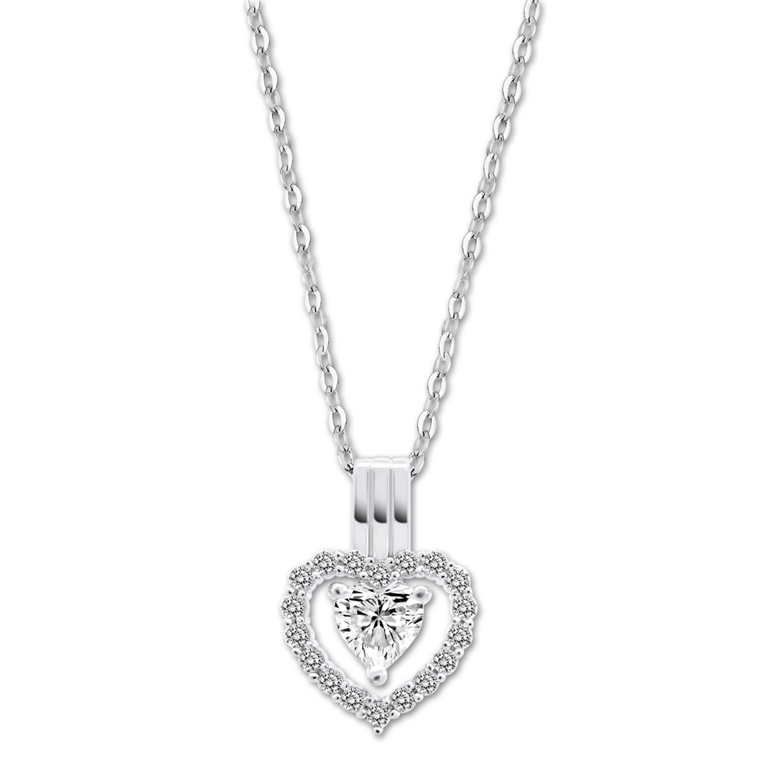 LOTUS Silver Halskette Herz 925 Silber Lotus Silver Moments JLP3555-1-1