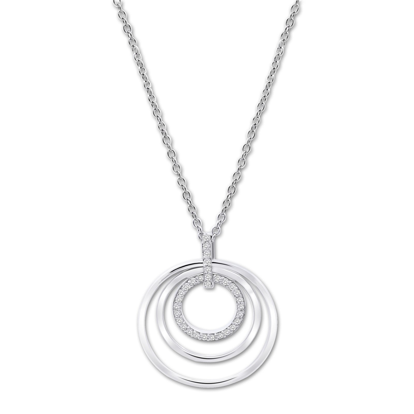 LOTUS Silver Halskette Kreis 925 Silber Lotus Silver Trendy JLP3584-1-1