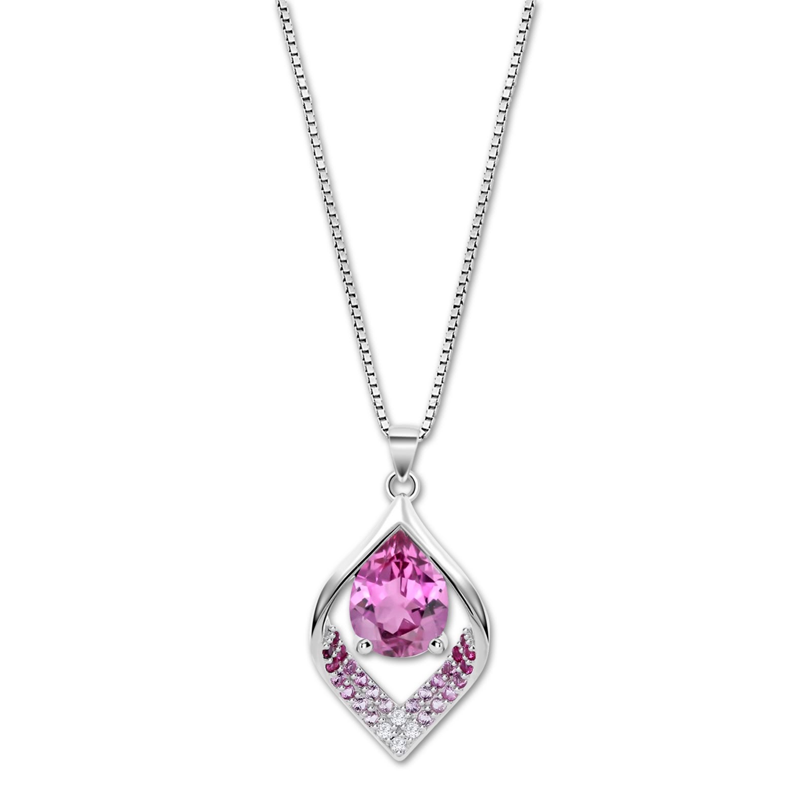 LOTUS Silver Halskette 925 Silber Lotus Silver Charming Lady JLP3711-1-2