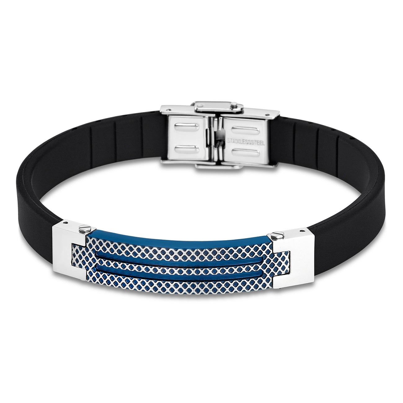 LOTUS Style Armband Herren LS1797-2/2 Edelstahl schwarz blau JLS1797-2-2