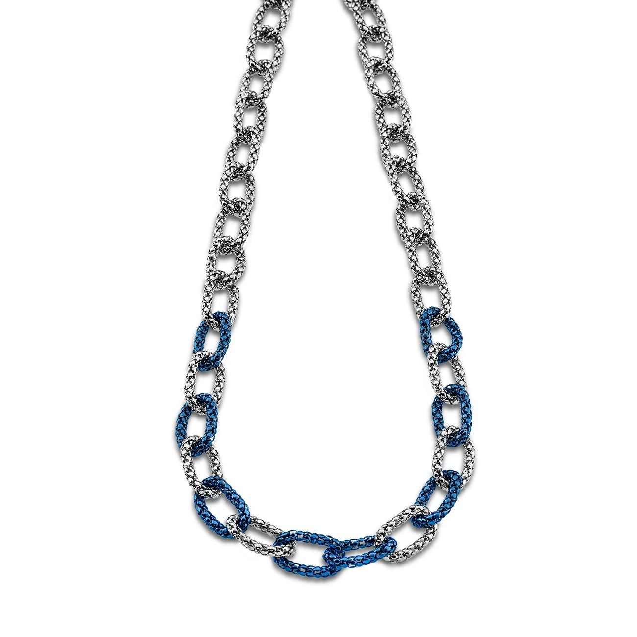 LOTUS Style Halskette Damen LS1825-1/3 Edelstahl silber blau JLS1825-1-3