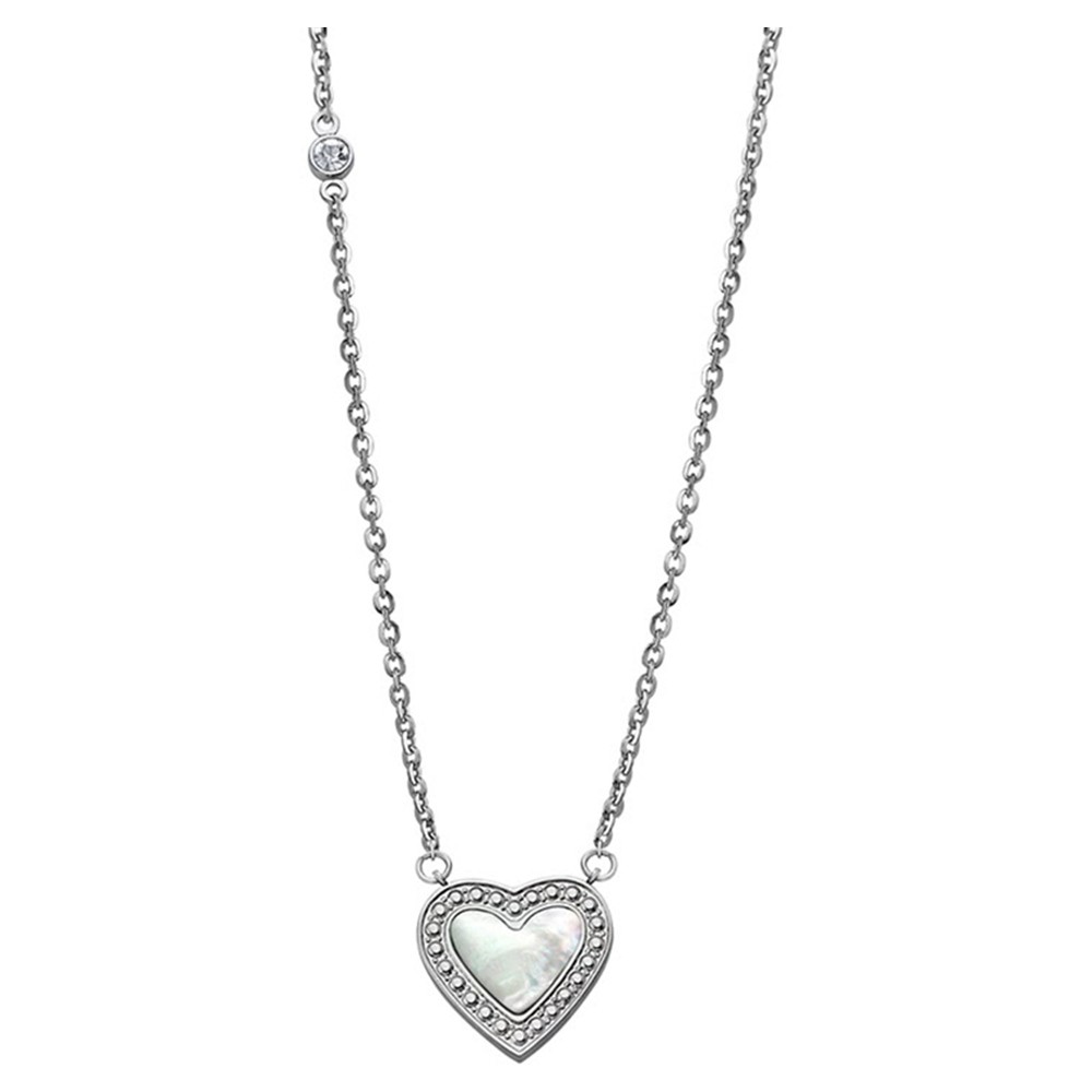 Lotus Style Halskette Damen Perlmutt silber LS1859-1/1 Woman`s Heart JLS1859-1-1