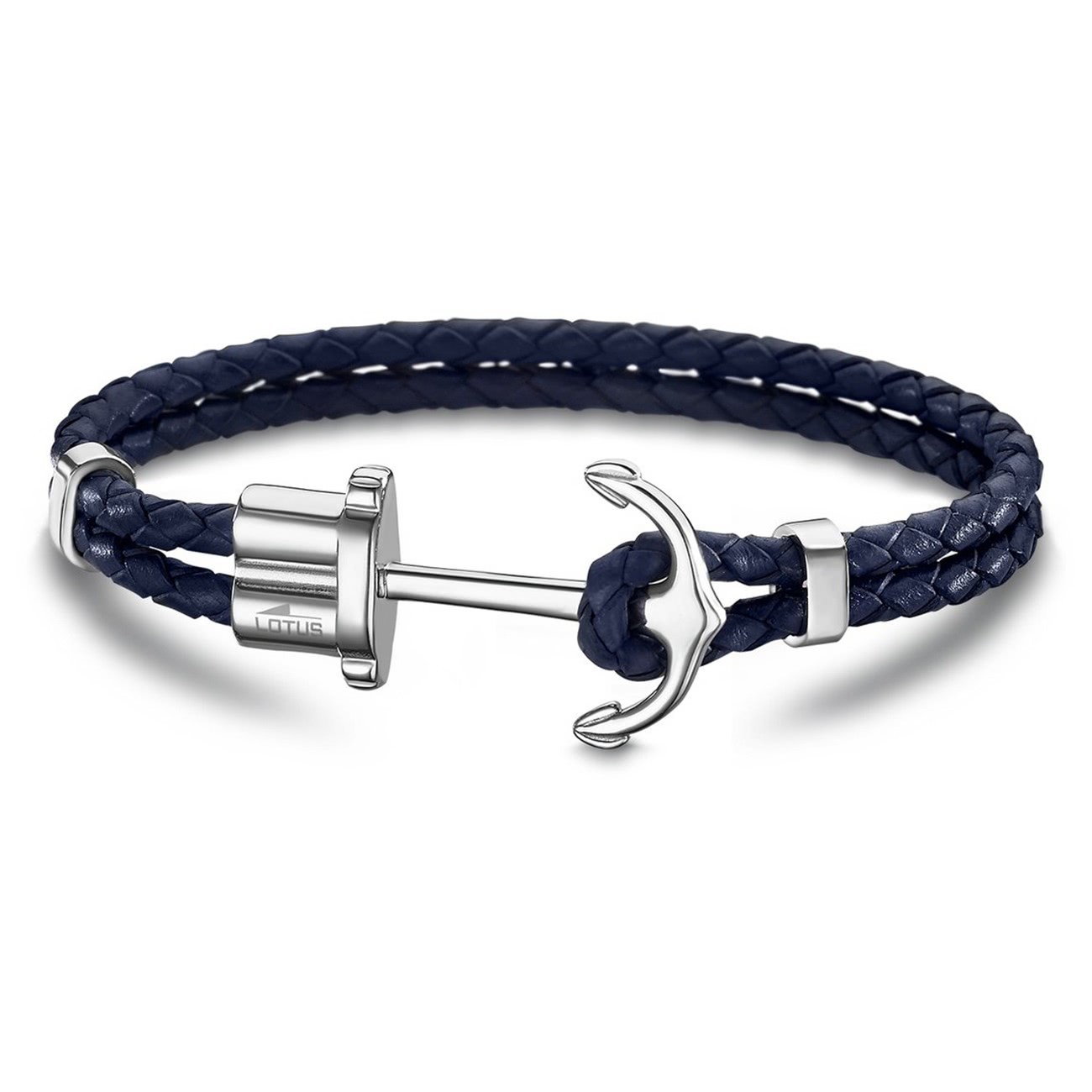 Lotus Style Armband Damen Edelstahl silber, blau LS1881-2/5 Anker JLS1881-2-5