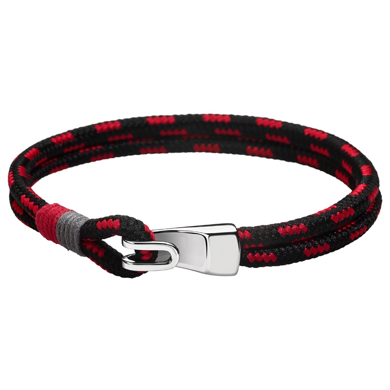 Lotus Style Armband Herren Stoff silber, schwarz LS1916-2/8 Urban JLS1916-2-8