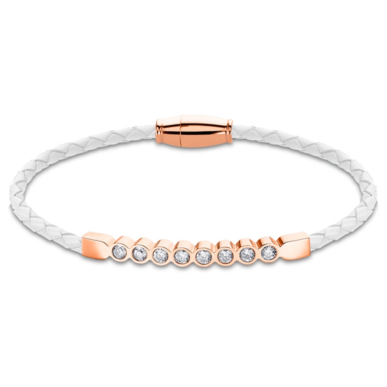 LOTUS Style Armband LS2003-2/1 Damen Leder weiß rosegold Urban JLS2003-2-1