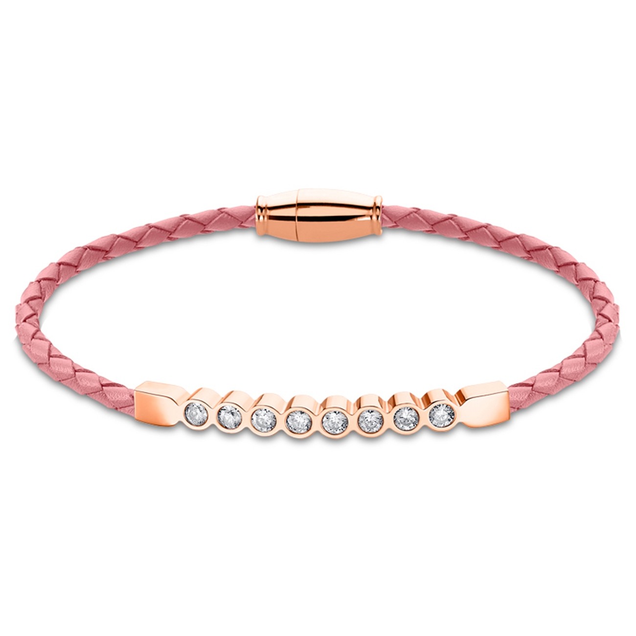 LOTUS Style Armband LS2003-2/2 Damen Leder rot rosegold Urban JLS2003-2-2