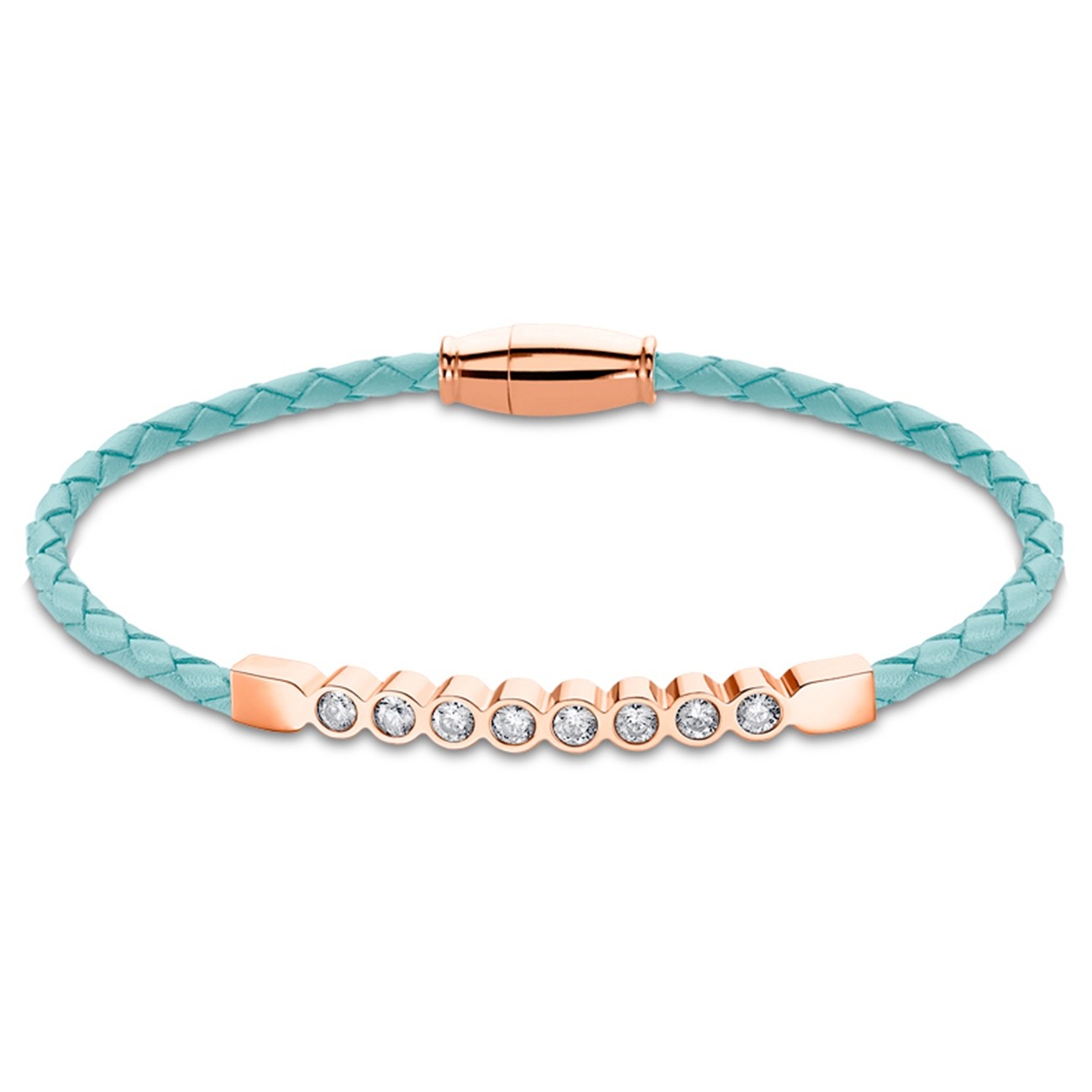 LOTUS Style Armband LS2003-2/3 Damen Leder blau rosegold Urban JLS2003-2-3