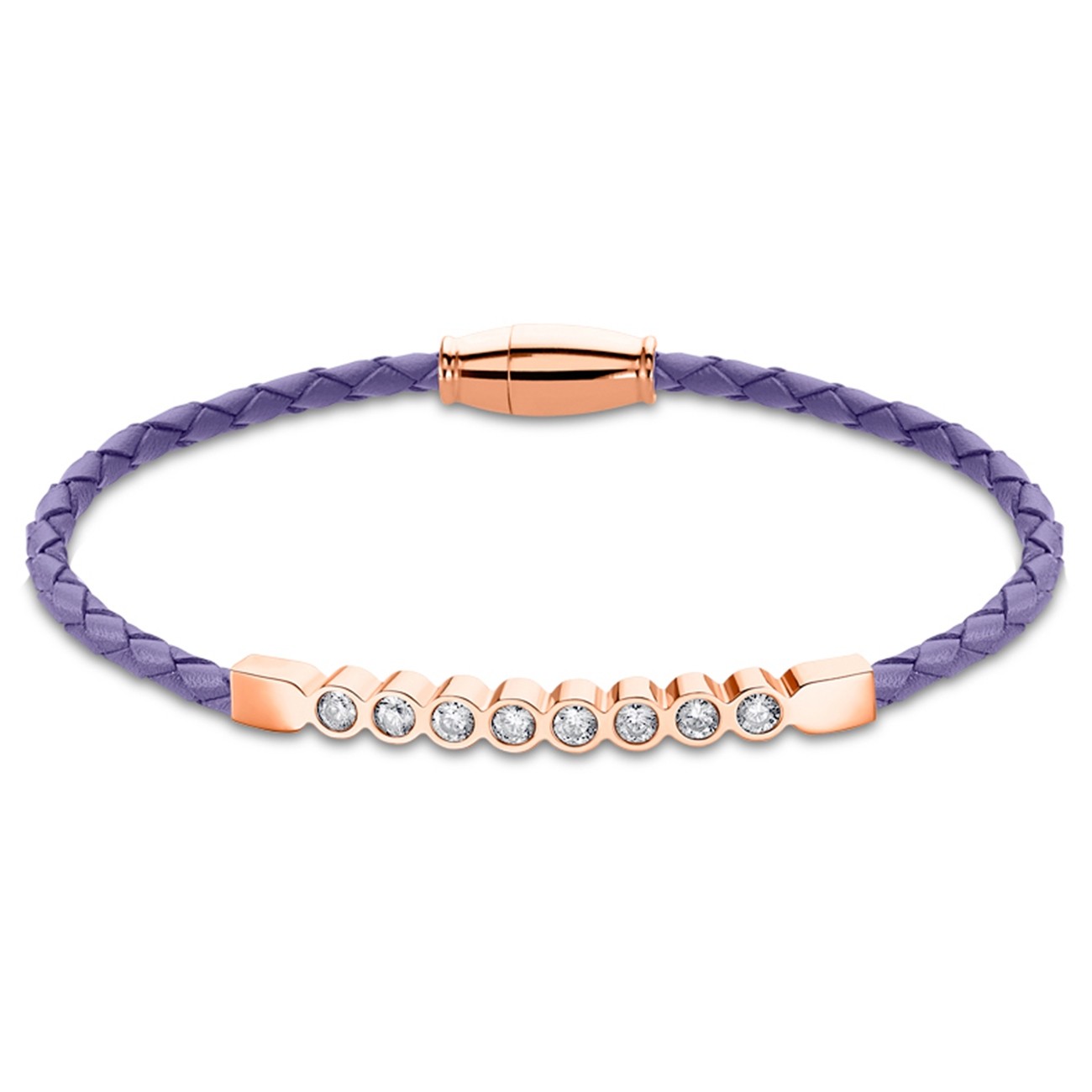 LOTUS Style Armband LS2003-2/4 Damen Leder lila rosegold Urban JLS2003-2-4