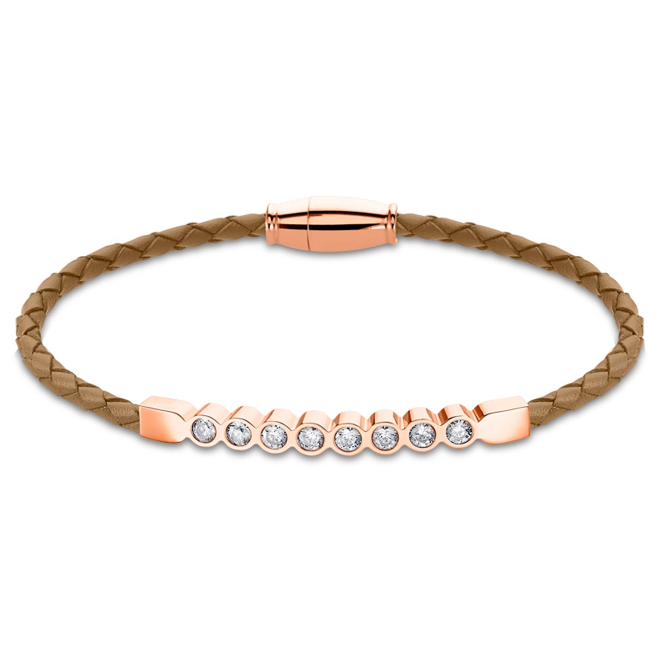 LOTUS Style Armband LS2003-2/5 Damen Leder braun rosegold Urban JLS2003-2-5