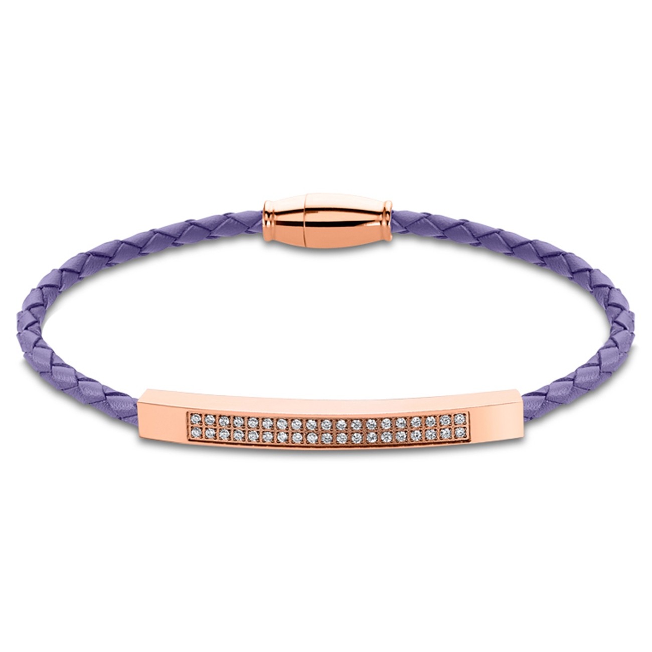 LOTUS Style Armband LS2004-2/4 Damen Leder lila rosegold Urban JLS2004-2-4