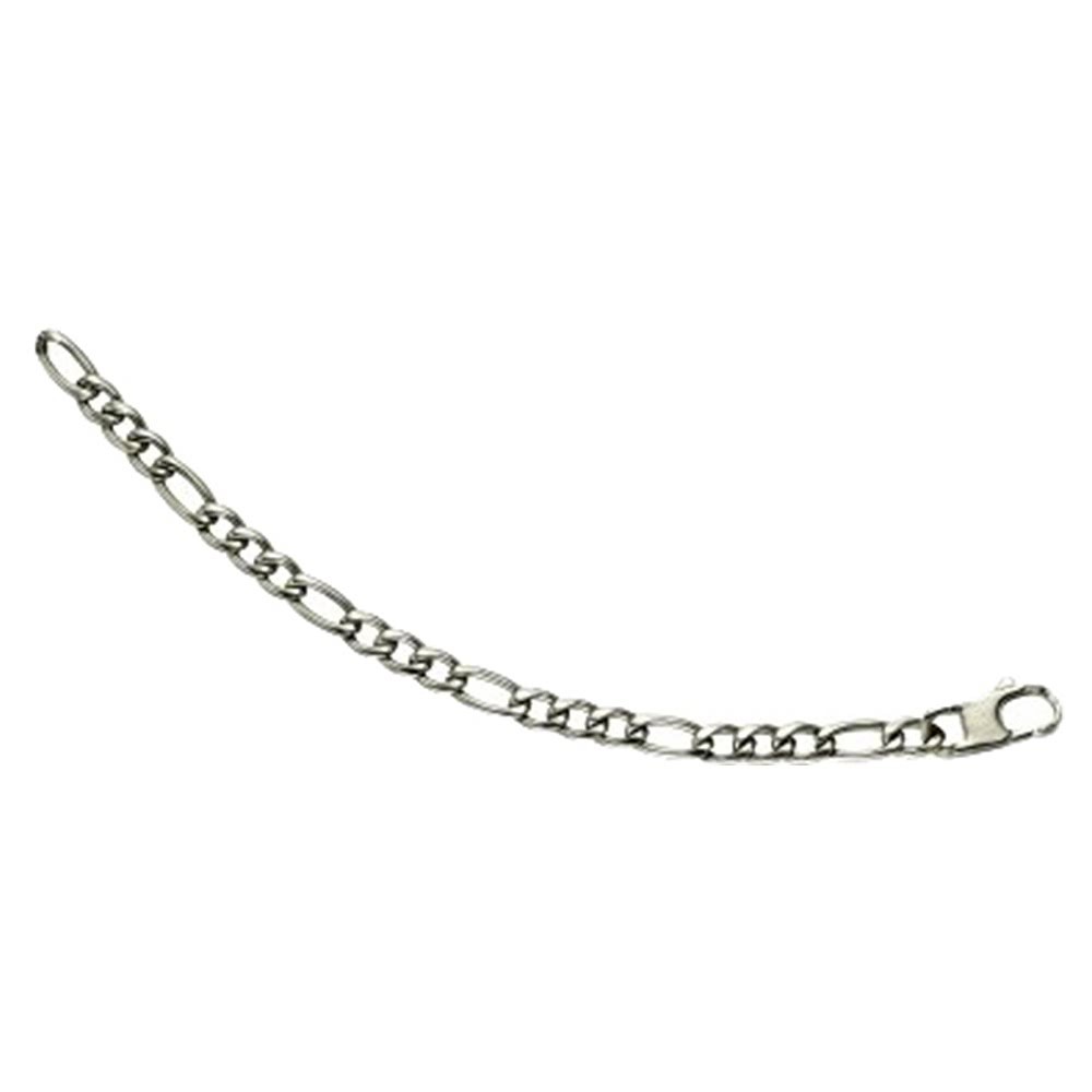 KISMA Schmuck Armband Länge 21,5cm Figaro Edelstahl KIA0129-012-21