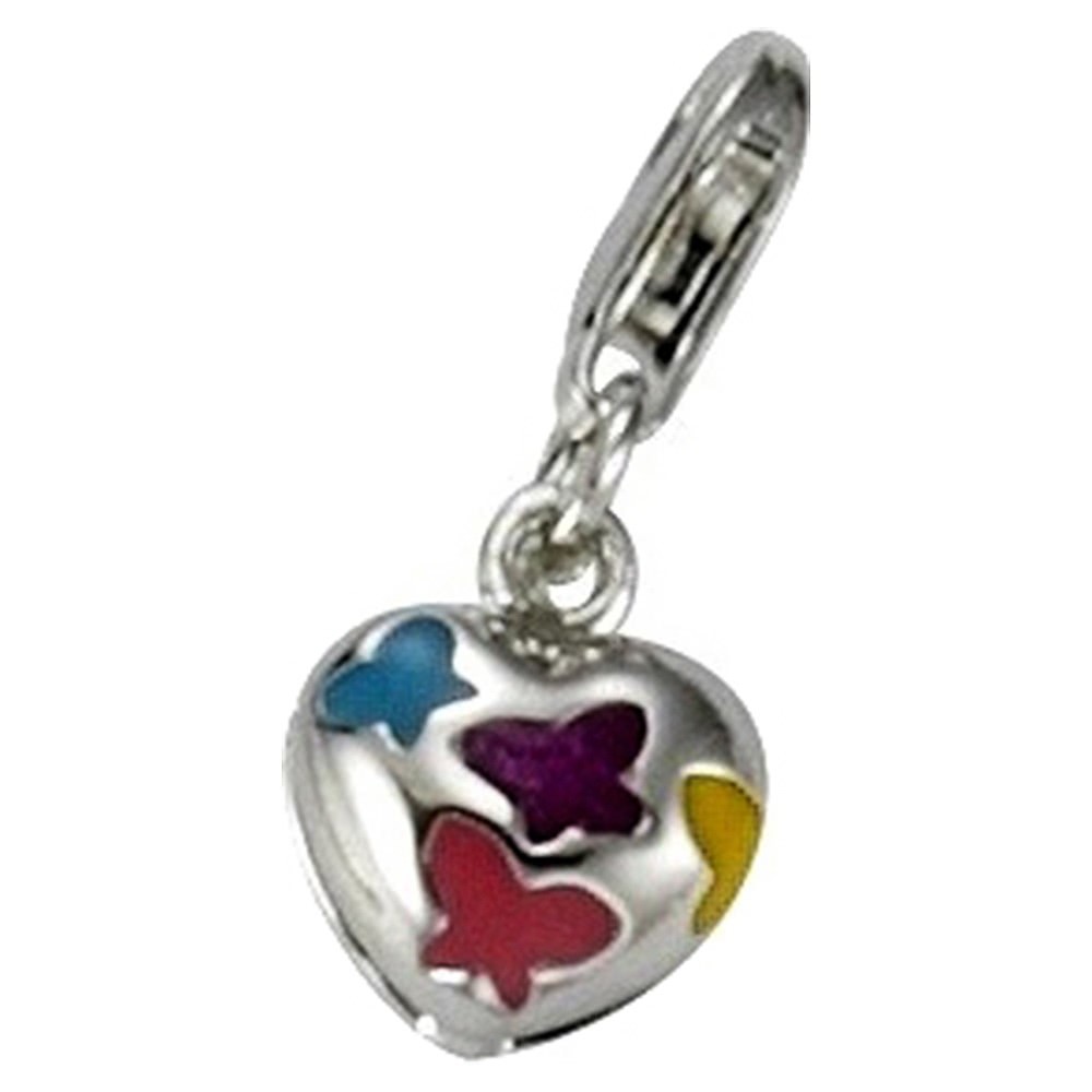 KISMA Schmuck Charms Anhänger Herz Silber 925 Charm KIC0118-022