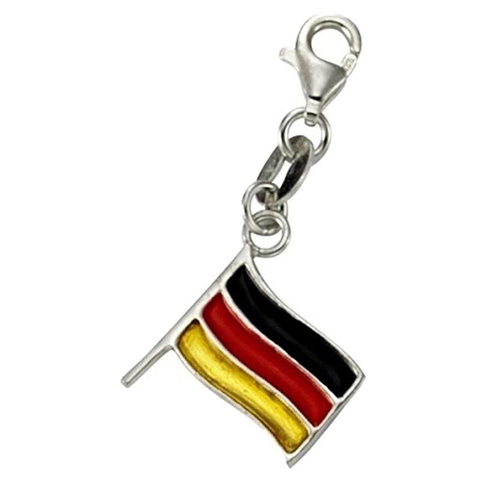 KISMA Schmuck Charms Anhänger Flagge Silber 925 Charm KIC0118-031