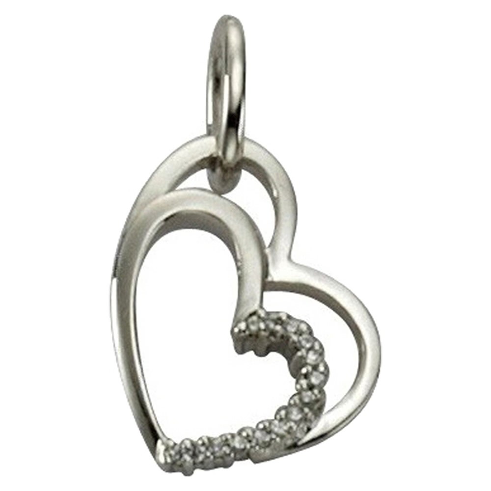 KISMA Schmuck Anhänger Herz für Ketten Sterling Silber 925 KIH0105-007