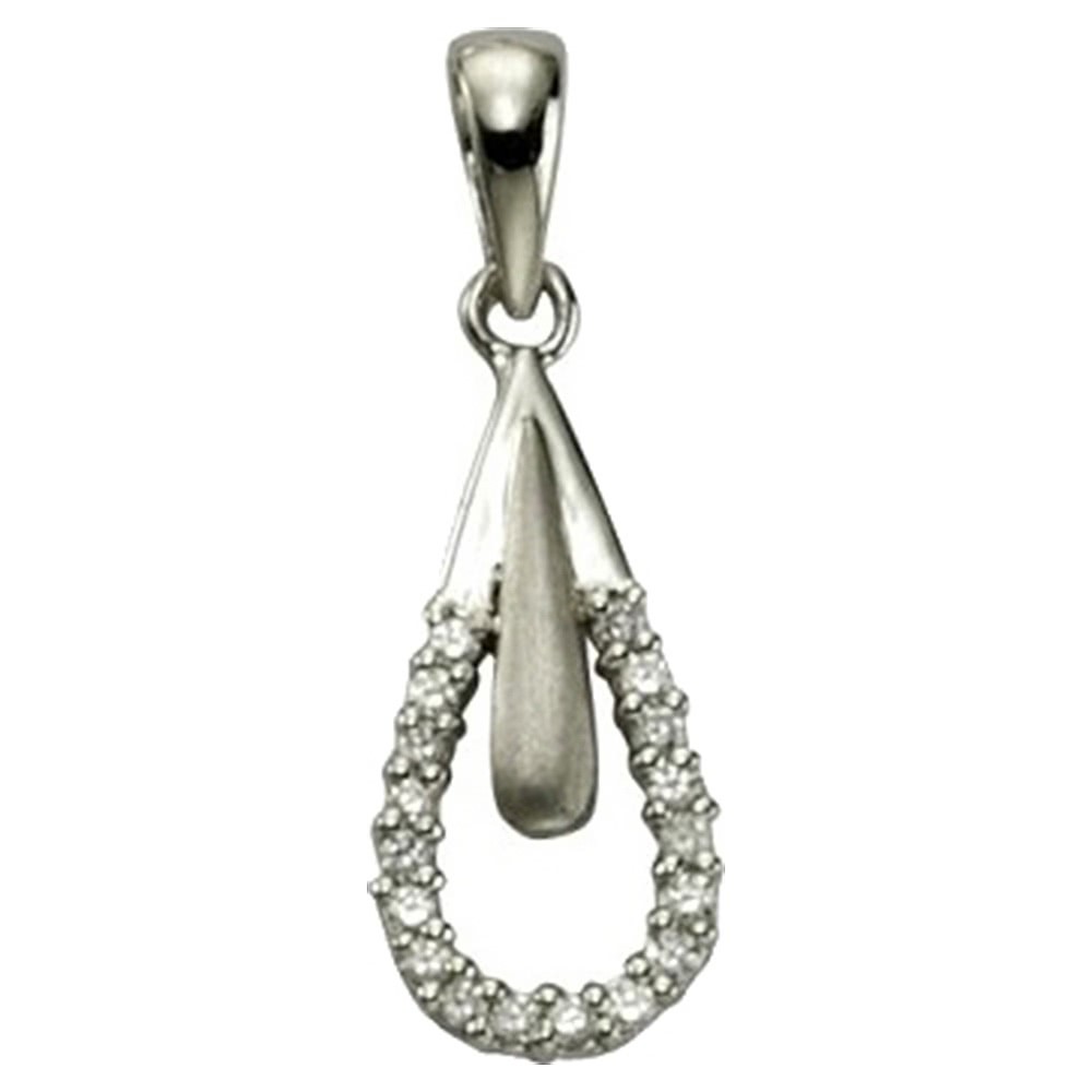 KISMA Schmuck Anhänger für Ketten weiß Sterling Silber 925 KIH0106-017