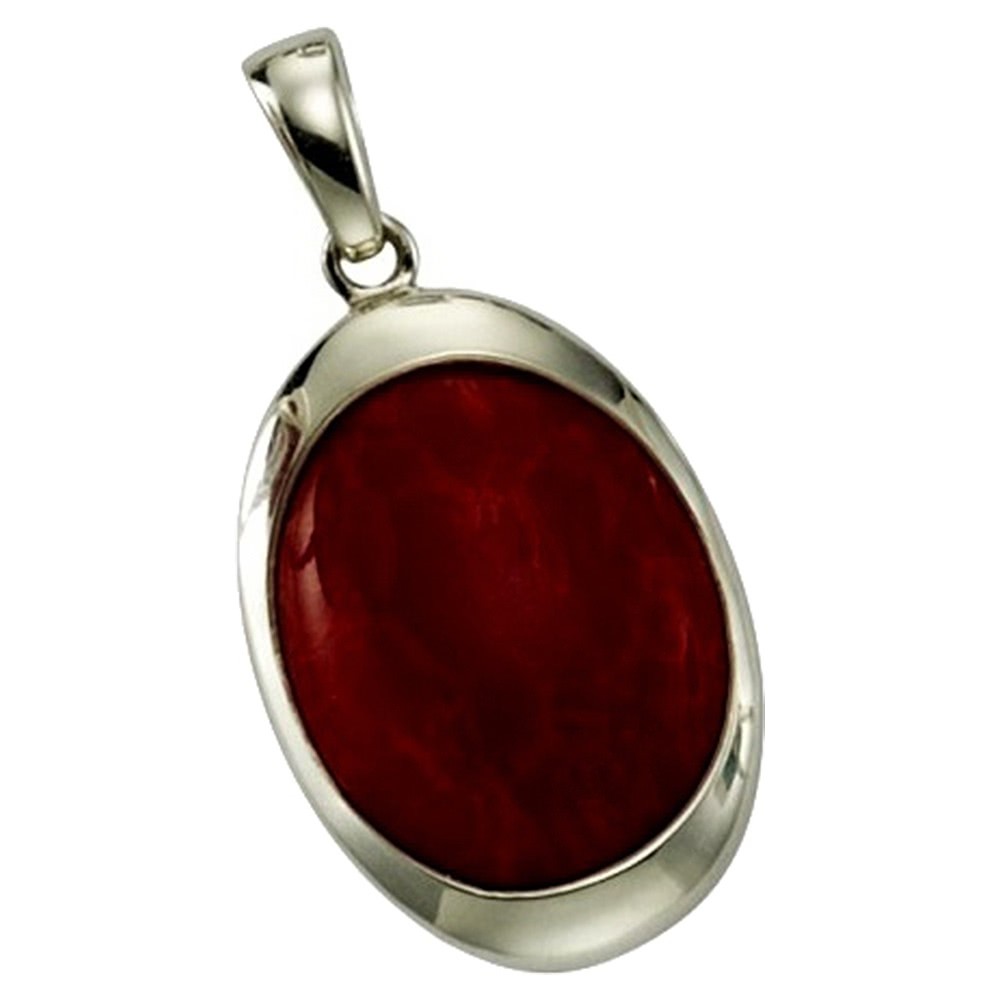 KISMA Schmuck Anhänger für Ketten rot Sterling Silber 925 KIH0112-015