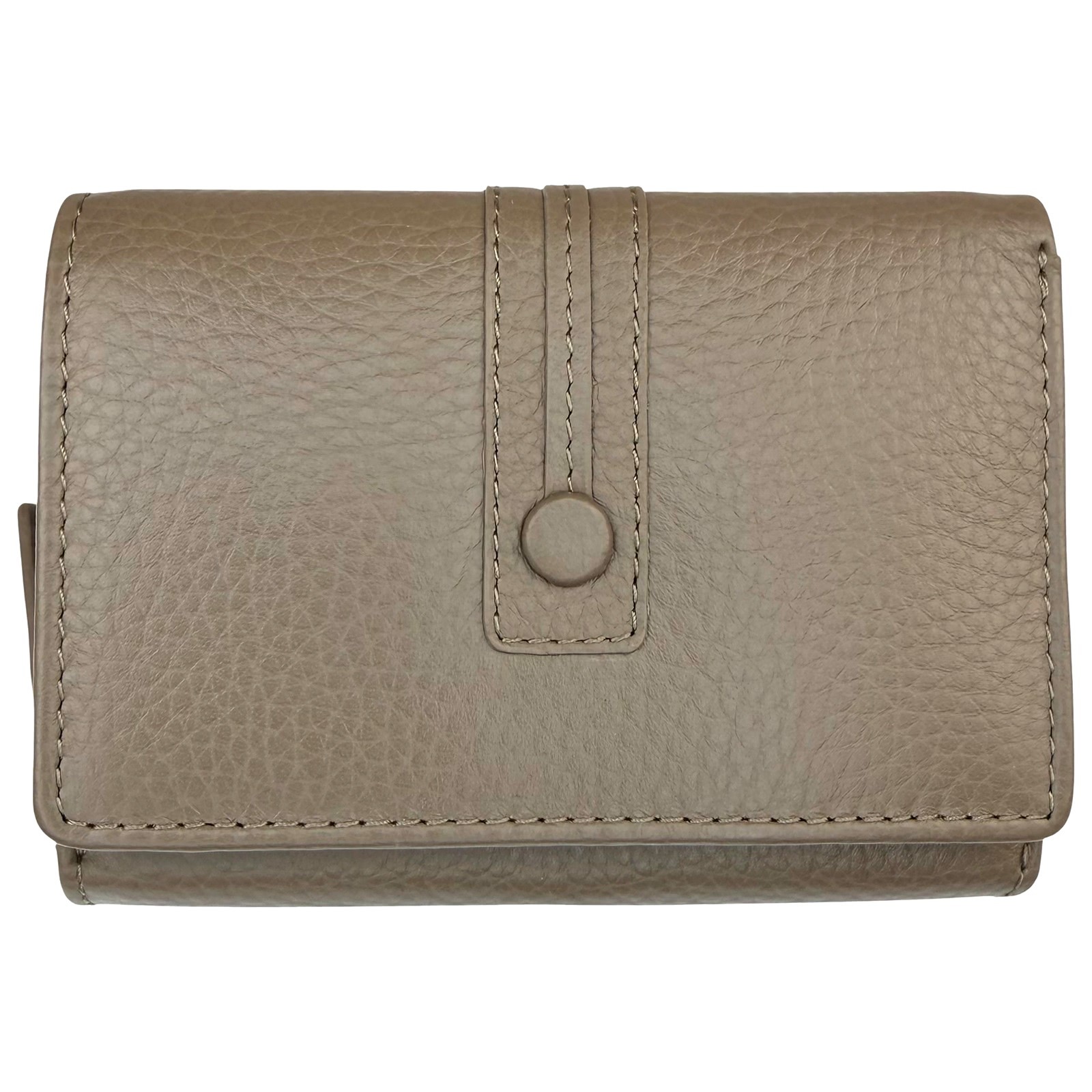 Florence Damen-Portemonnaie taupe Echtleder Geldbörse OPF101I5