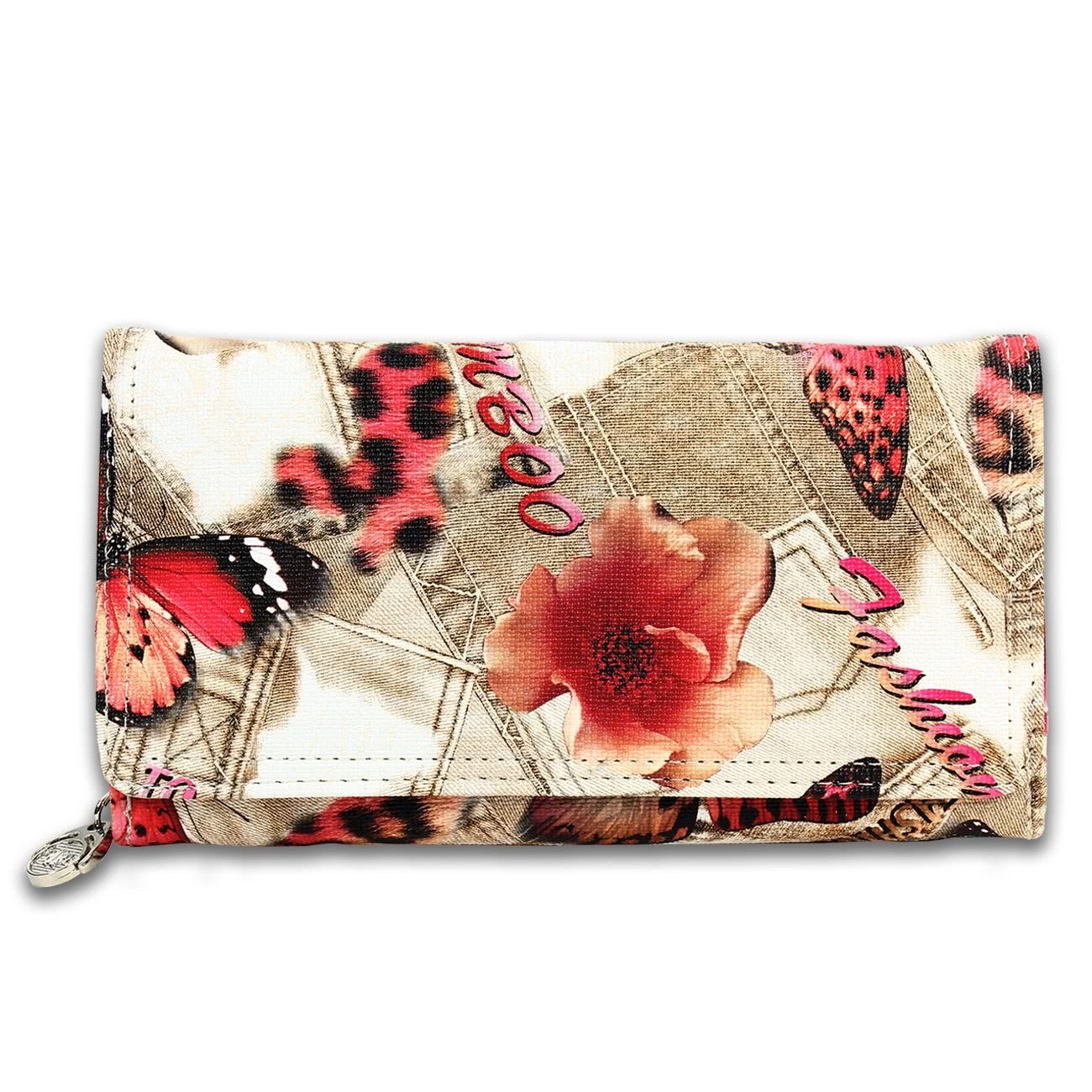 Jennifer Jones Portemonnaie Damen Kunstleder beige OPJ718F