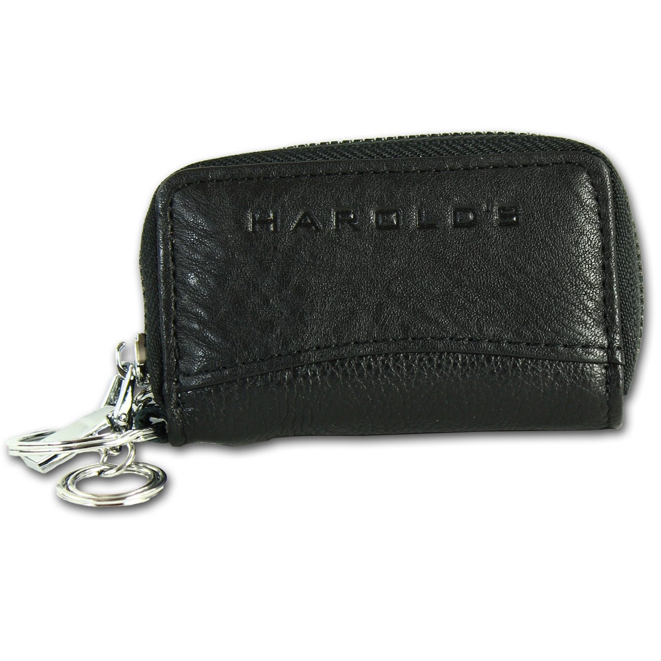 Harolds Schlüsseltasche Autoschlüsseltasche, Etui Echtleder schwarz OPJ902S