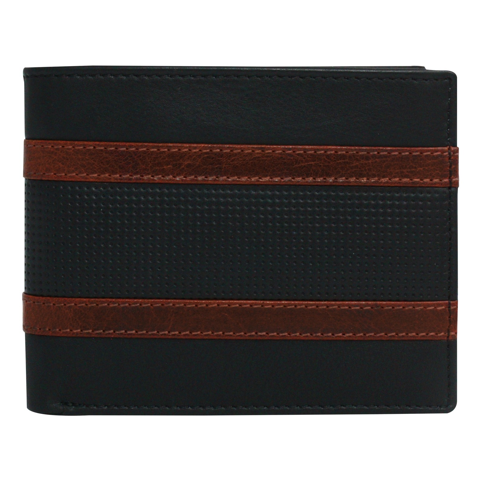 DrachenLeder schwarz Nappa-Leder Portemonnaie Brieftasche Herren OPO006S1