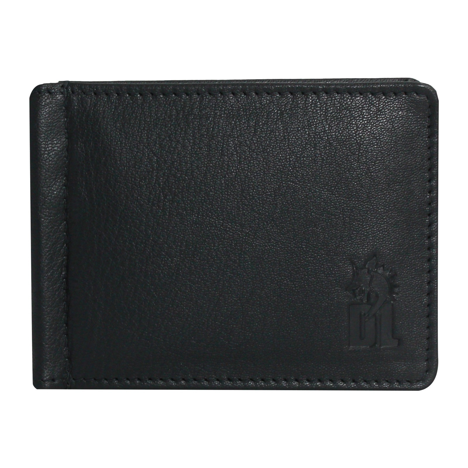 DrachenLeder schwarz Echtleder Portemonnaie Brieftasche Herren OPO014S1