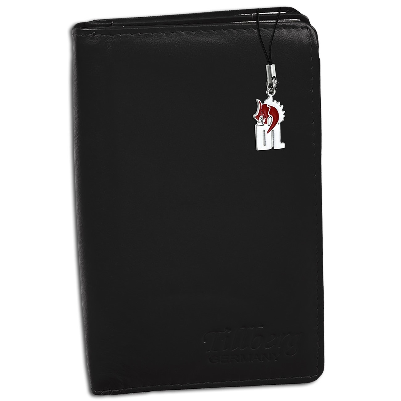 DrachenLeder Damen Leder Portemonnaie schwarz RFID Schutz Geldbeutel OPR710S