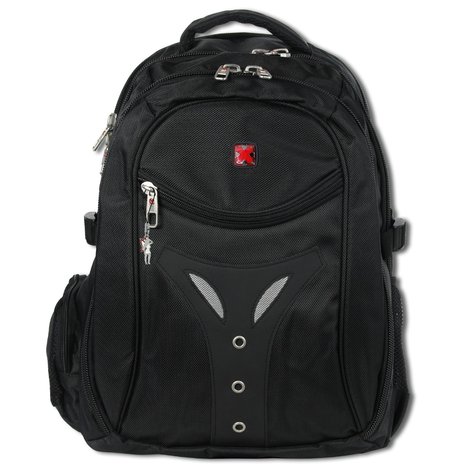 Rucksack, Notebooktasche Polyester schwarz Laptoprucksack Travel N Meet ORD4201S