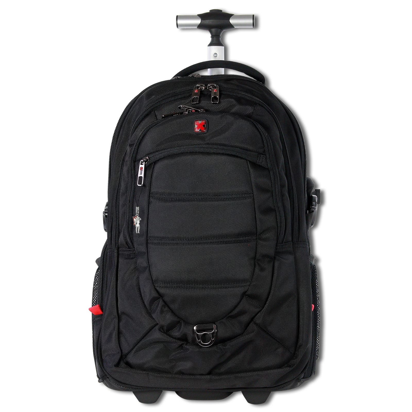 Travel N Meet Rucksack, Reisetasche Polyester schwarz Trolley mit Laptopfach ORD4206S