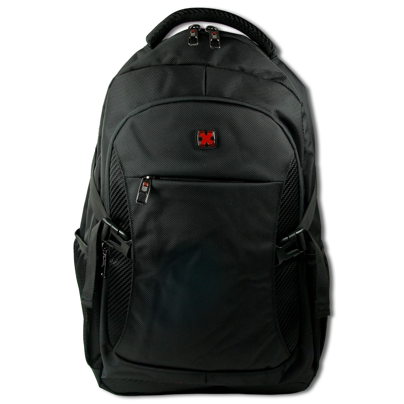 Travel N Meet Freizeitrucksack, Rucksack gepolstert schwarz Herren ORD4213S