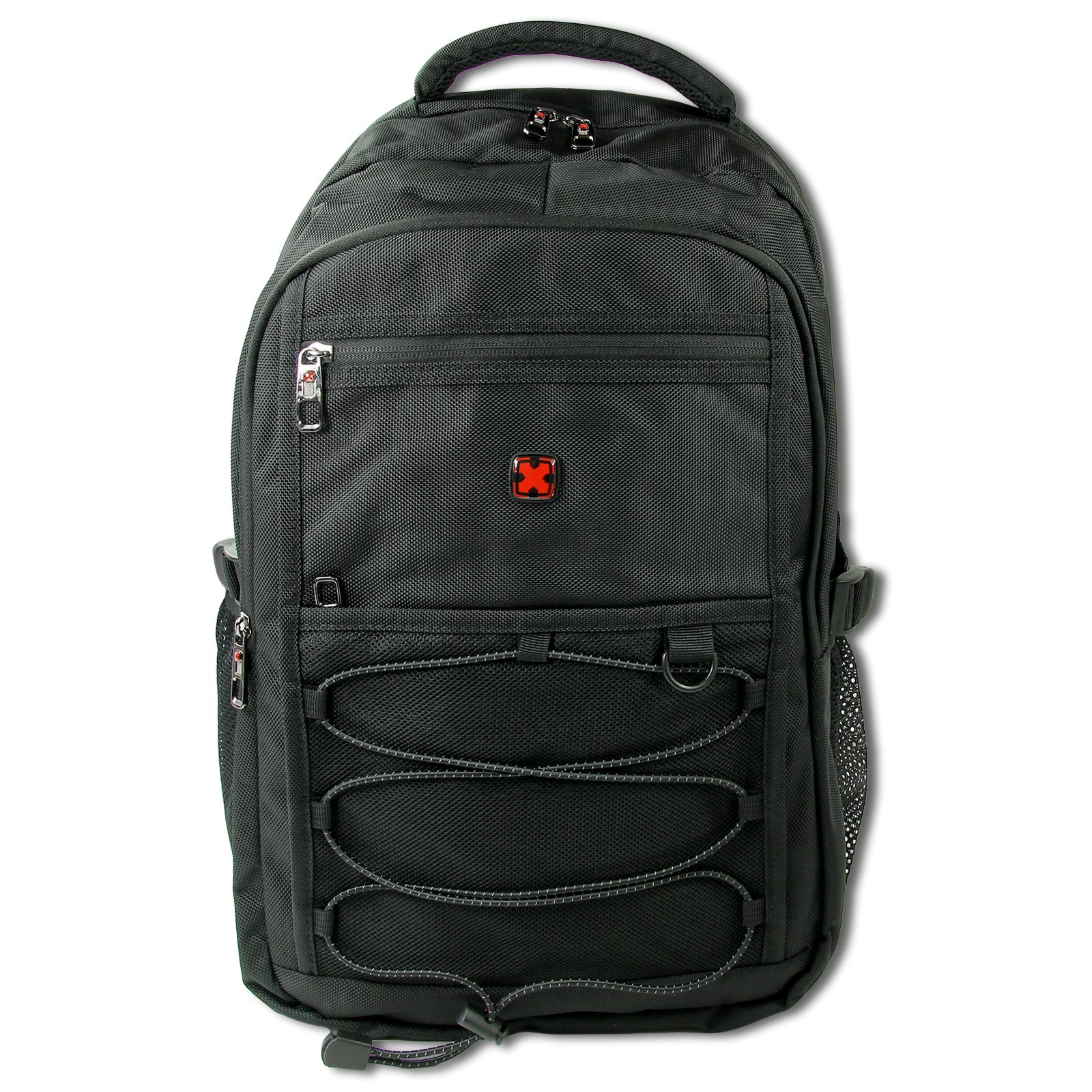 Travel N Meet Laptoprucksack, Rucksack gepolstert schwarz Herren ORD4219S