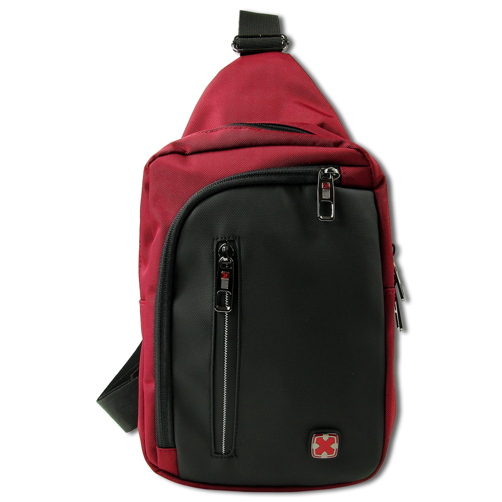 Travel N Meet Umhängetasche Sling Bag rot schwarz Herren ORD4227R