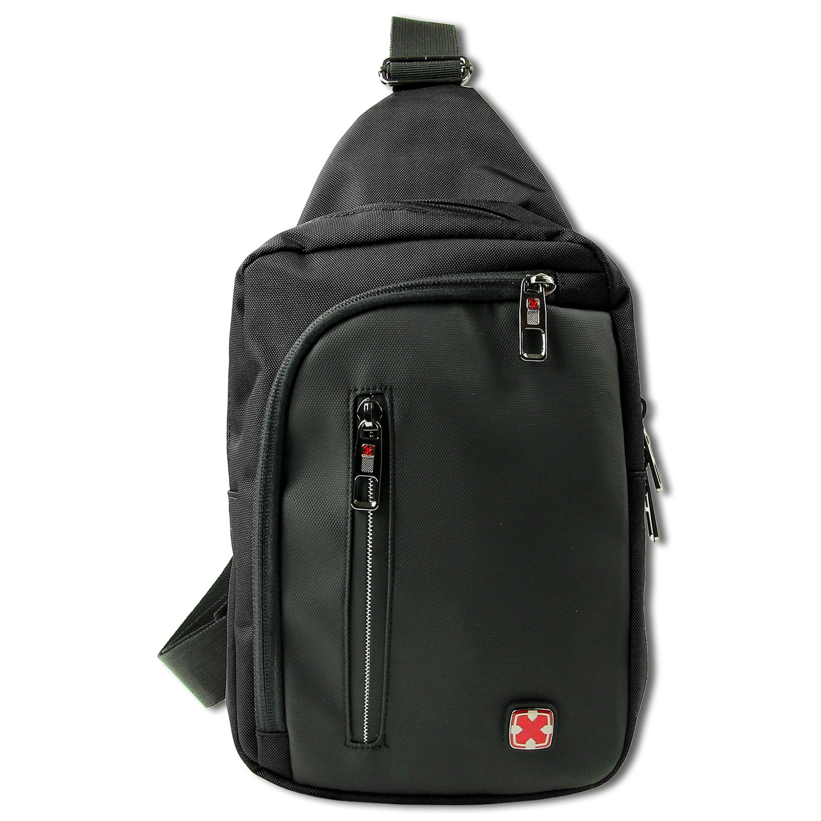 Travel N Meet Umhängetasche Sling Bag schwarz Herren ORD4227S