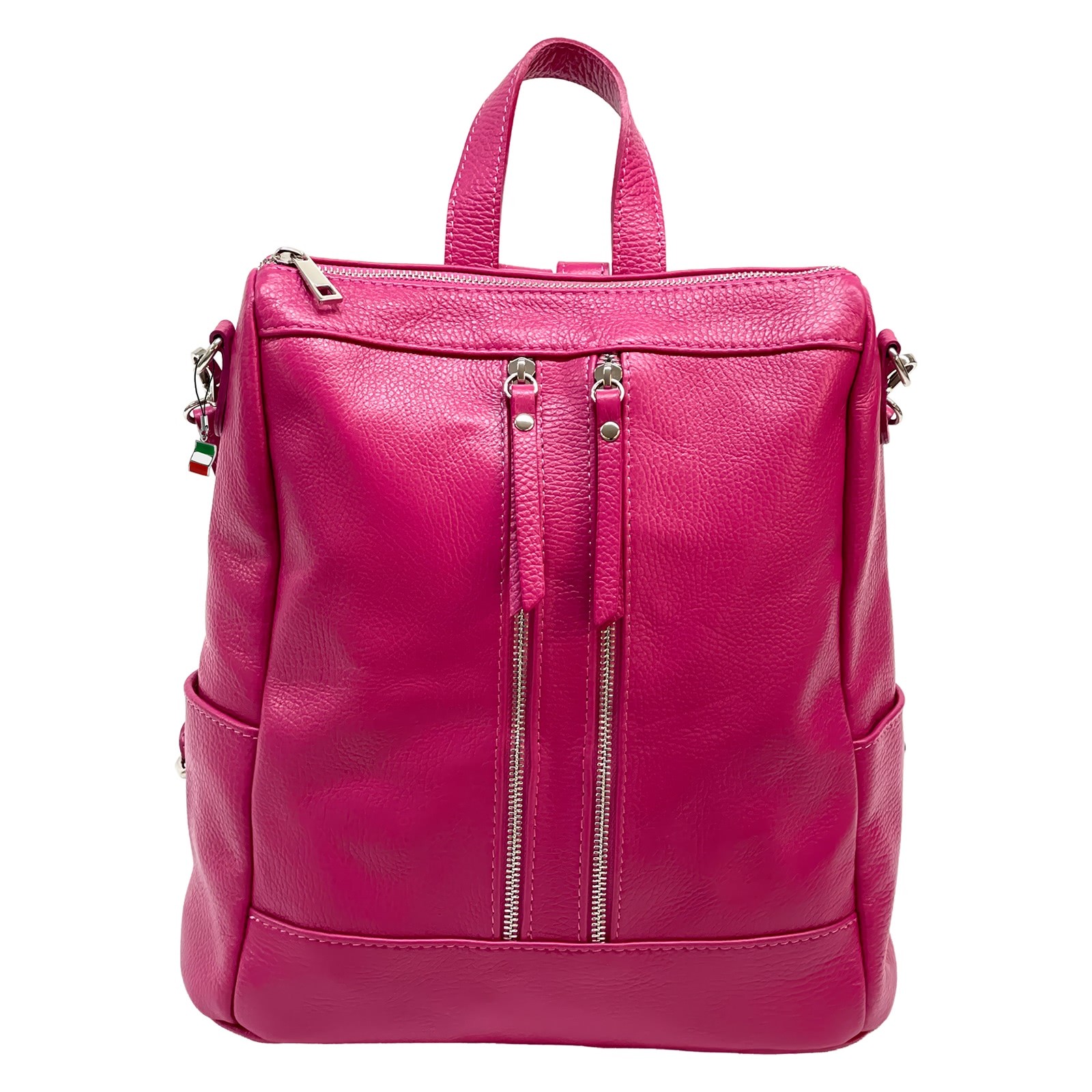 Florence Rucksack Damen Echtleder Cityrucksack fuchsia ORF100P